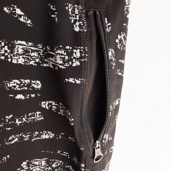 Lululemon Inspire Tight II Graf Black White/Black  7/8 Legging Womens 4 W5LFHS - Picture 8 of 16